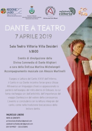 thumbnail of locandina Dante a Teatro